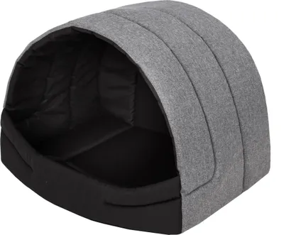 Produktbild von Dog House Dog Cave Dog Bed Cat Cave Sleeping Place XL - 60x49 cm Grey