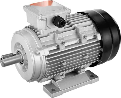 Image de moteur électrique 2,2 kW - 2890 tr/min - AC 400 V - 50 Hz - 4,7 A - triphasé - arbre cannelé 24 mm - moteur haute performance