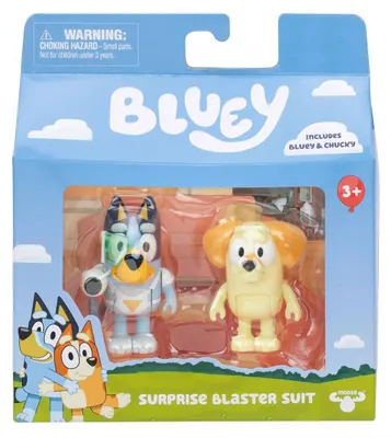 Produktbild von TM TOYS Figurenset, Bluey und Chucky mit Blaster BLU17652