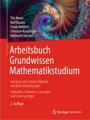 Obrázek produktu pro Arbeitsbuch Grundwissen Mathematikstudium - Analysis und Lineare Algebra mit Querverbindungen