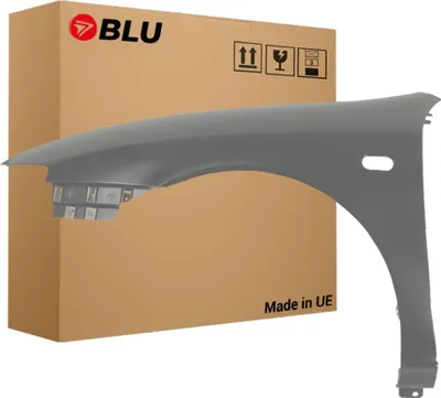 Image de BLU Aile Compatible avec Seat Toledo II 2 LS7U Gauche Silber Grau Sombra | 1999-2004 | Avant | Peint| Prêt à Monter | Galvanisé