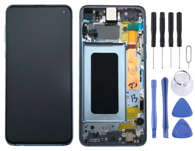 Produktbild von Samsung Display LCD Komplettset GH82-18852C Blau für Galaxy S10e 5.8 Zoll G970F