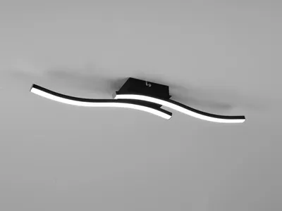 Produktbild von Led-Deckenleuchte 2X5W 4000K 2X500Lm Schwarz Reality Route
