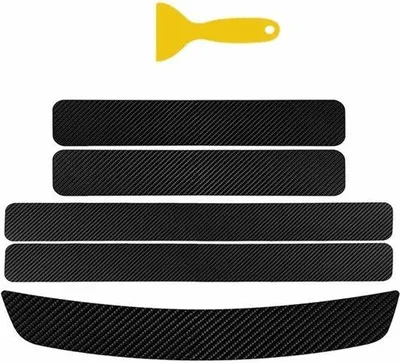 Produktbild von Autobescherming-Sticker für Einfahrtslistens, Auto-Dorpel-Schutz, Kohlenfaser, Kratzen verhindern.