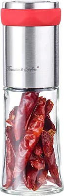 Produktbild von Gewürz- und Chilimühle mit Edelstahl-Mahlwerk Chillimühle Gewürzmühle Kräutermühle Gewürzstreuer