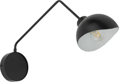 Zdjęcie produktu dla Kinkiet Roy czarno-biały 1xE27x15W metal wym:30x17x65cm IP20 Sigma Lighting
