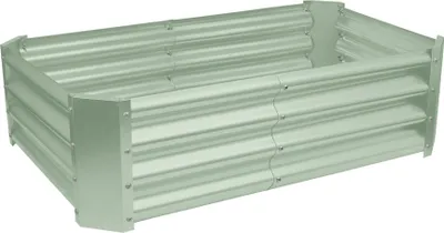 Produktbild von Rechteckiges Hochbeet aus verzinktem Stahl – 120 cm x 60 cm – Grün