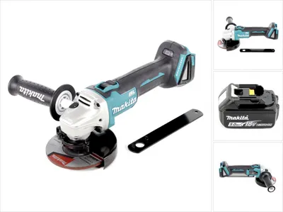 Produktbild von Makita DGA 506 T1 Akku Winkelschleifer 18V 125mm Brushless + 1x Akku 5,0Ah - ohne Ladegerät