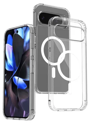 Obrázok produktu pre Pre Google Pixel 10 Pro XL Skin Feel MagSafe Hybrid Protective Cover Transparent