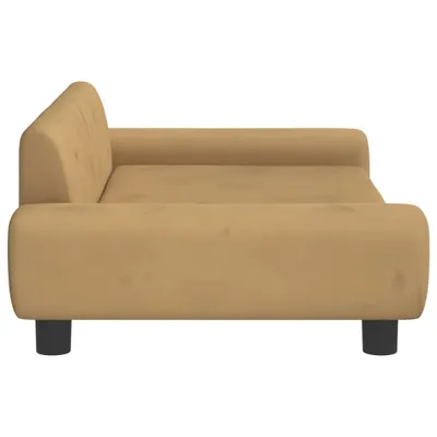 Immagine prodotto di vidaXL Letto per cani marrone 100x54x33 cm in velluto