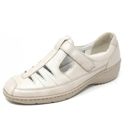 Zdjęcie produktu dla Waldläufer Kaja 25 damskie buty na rzepy w kolorze beżowym, rozmiar 7,5