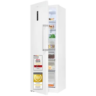 Produktbild von Exquisit Gefrierschrank 274 l No Frost | Energieklasse C | Schnellgefrieren | digitale Temperaturanzeige | leise 39 dB | GS5295-NF-H-040C weiss