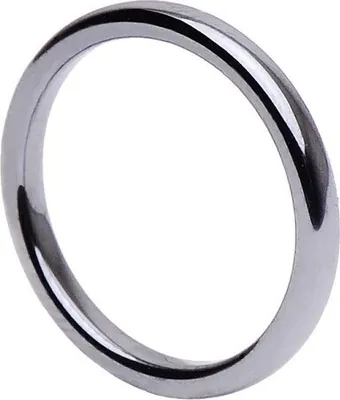 Ring-aus-Hämatit-runde-Kanten-Breite-3mm