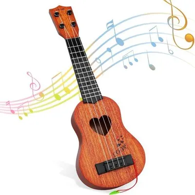 Productafbeelding van Gitaar Speelgoed 3 Jaar, Ukulele Kindermuziekinstrument Kindergitaar