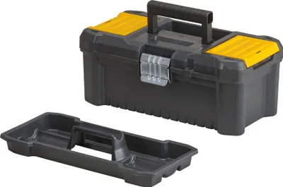 Produktbild von Black & Decker STST1-75515, Werkzeugkasten, Metall, Kunststoff, Schwarz, Gelb, 32 mm, 188 mm, 132 mm