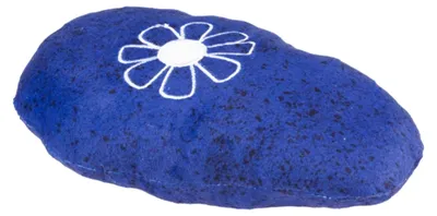 Produktbild von Duvo+ Katzenspielzeug Eco Blossom Kickkissen mit Katzenminze blau