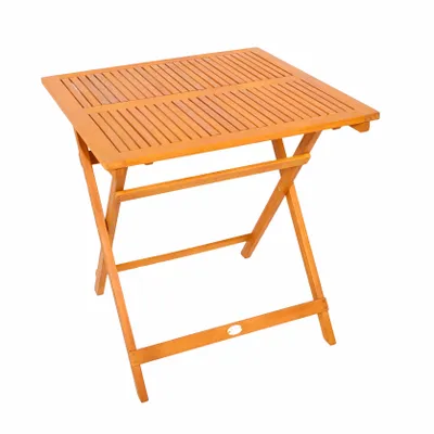 Produktbild von SEDEX Klapptisch Linus 70 x 70 cm aus Eukalyptusholz, klappbarer Gartentisch, geölt, Natur