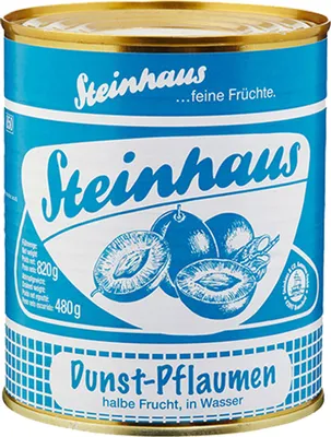Immagine prodotto di Steinhaus Dunst prugne frutta fine prugne in acqua 850ml