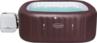 Produktbild von HAF Lay-Z Spa Maldives AirJet | 201 x 201 x 80 cm für 5-7 Personen | Aufblasbarer Whirlpool | Stromsparender Outdoor Pool | Ganzjähriger Einsatz