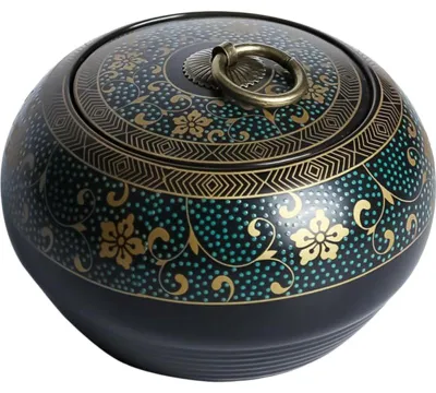 Zdjęcie produktu dla Elzusha - Ceramiczny pojemnik do przechowywania z hermetycznym zamknięciem - wolny od BPA - 12,2 cm