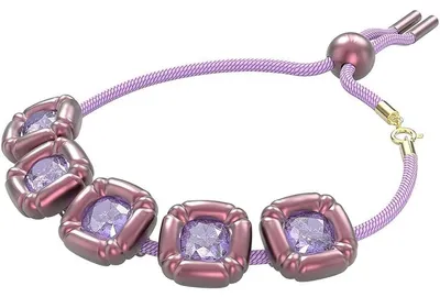 Produktbild von Swarovski Damen Armband Sterlingsilber Dulcis M Kristall violett 5613731