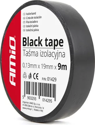 Image de Ruban isolant noir PVC AMIO-01429
