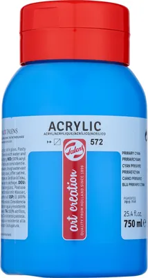 Produktbild von ROYAL TALENS Acrylfarbe ArtCreation primärzyan 750 ml
