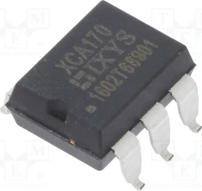 Productafbeelding van 1x Relais: Halfgeleider, 100mA. Stuurstroom: 50mA, 50Ω. Type: XCA170S. Enfasig relais, max. 350VAC
