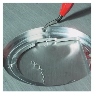 Zdjęcie produktu dla Szybki gratownik z ostrzem HSS E 100 Aluminiowy uchwyt z klipsem