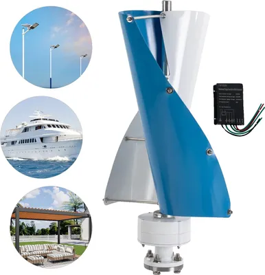 Immagine prodotto di Turbina eolica ad asse verticale, potenza di 100W