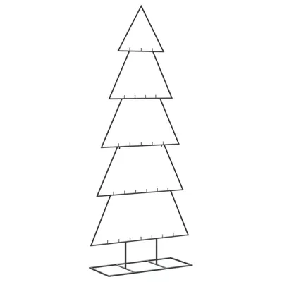 Produktbild von vidaXL Metall-Weihnachtsbaum für Dekorationen Schwarz 150 cm