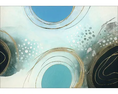 Produktbild von Leinwandbild Original Points Of Abstraction II 100x70 cm