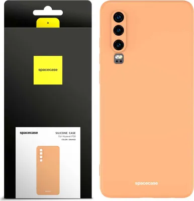 Image de Coque en silicone SPACECASE Coque en silicone pour Huawei P30 Orange