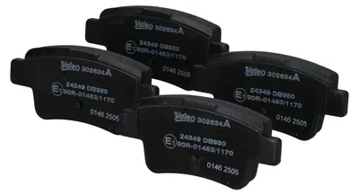 Produktbild von VALEO Bremsbeläge Satz Hinten für OPEL Corsa D Schrägheck (S07) 302634A