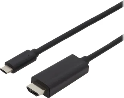 Image de DIGITUS USB C AdapterCable Typ C -HDMI A 4K St/St 2.0m, sw