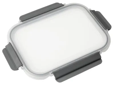 Kunststoffdeckel für Glasbehälter groß, transparent, rund