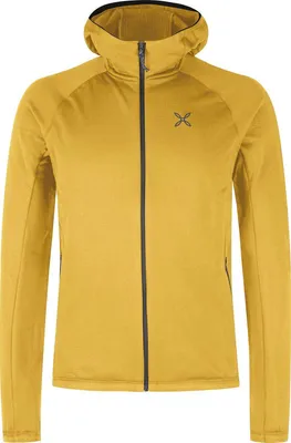 Produktbild von Montura Fadis Grid Hooded Maglia - Herren Fleecejacke mit Kapuze (MMAP85X), Farbe:348-MUSTARD, Größe:S