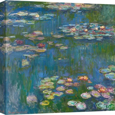 Immagine prodotto di Stampe su tela - Claude Monet - Ninfee - 40 x 40 cm