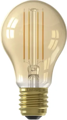 Produktbild von Ledvion - E27 LED Lampe, Dimmbar, 7.5W, 2100K, 806 Lumen, Stimmungslicht, Deckenleuchte