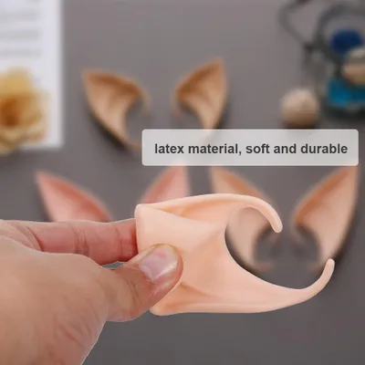 Image de Oreilles d'elfe pour Halloween Cosplay 1 paire Oreilles d'elfe de fée Cosplay Pixie