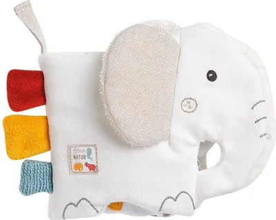 Produktbild von Fehn® Fehn Stoffbuch Elefant fehnNATUR