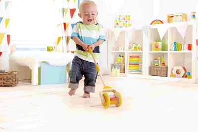 Produktbild von Hape Push & Pull Regenbogen, E0344