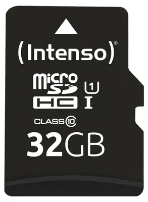 Obrázek produktu pro Paměťová karta Intenso Flash (včetně adaptéru SD)
