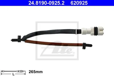 Produktbild von ATE 24.8190-0925.2 Warnkontakt Bremsbelagverschleiß 265mm Vorne für PORSCHE 928 Coupe