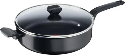 Produktbild von Tefal B55537 Easy Cook & Clean Schmorpfanne 28 cm mit Deckel, alle Herdarten außer Induktion