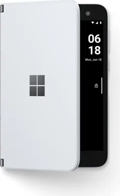 Produktbild von Microsoft Surface Duo Smartphone Folding Dual Screen 256GB Weiß Android 10