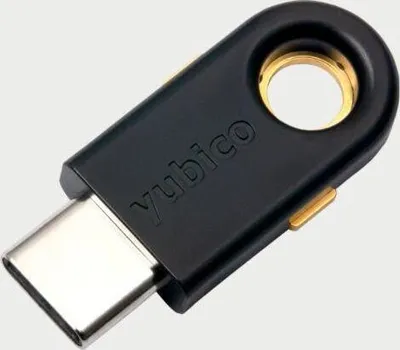 Zdjęcie produktu dla Yubico YubiKey 5C, Windows, Mac OS, Linux, No Batteries Required, Czarny, Google account, Microsoft account, Salesforce.com, Passwordless, Strong Two Factor, Strong Multi-Factor, AWS Identity and Access Management (IAM), Centrify, Duo Security, Google Cloud Identity, Idaptive,...