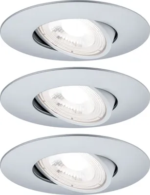 Produktbild von Paulmann LED Einbauleuchte 3er-Set schwenkbar