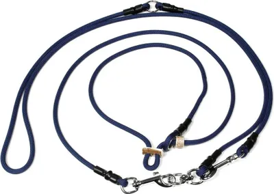 Produktbild von Mystique Hunting Profi Umhängeleine 6mm mit Zugbegrenzung L 325cm blau