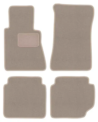 Immagine prodotto di Tappetini in moquette per Mercedes W116S 1972-1980 (berlina) – set 4 pezzi, beige, su misura – Wielganizator LUX